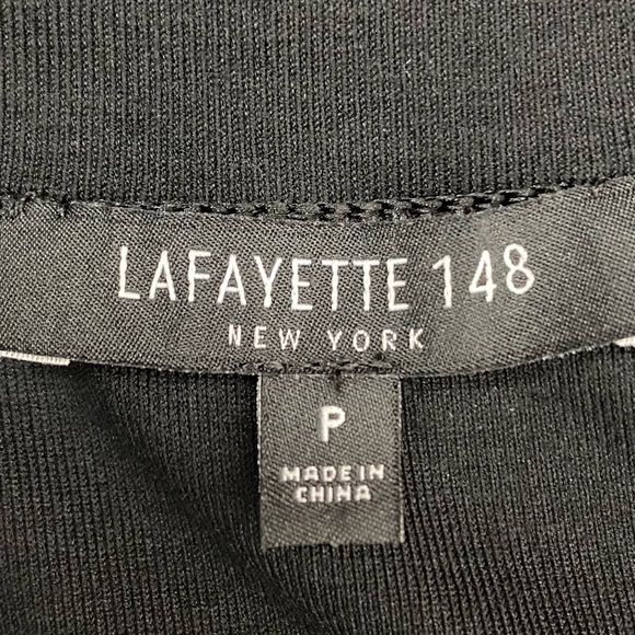 Lafayette 148 New York Black Sleeveless Tank Top Size XS - Picture 3 of 5